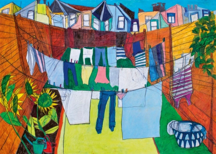 Puzzle Viața de Zi cu Zi: În curte - 1000 de piese