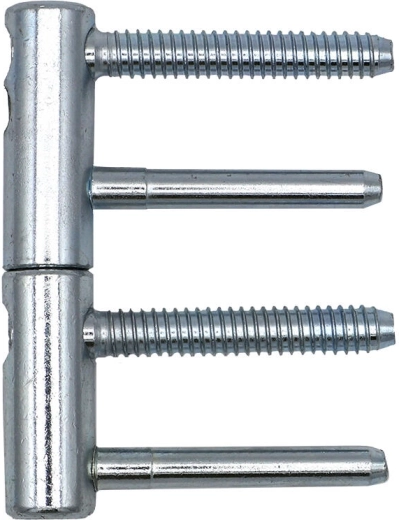 Balama de ușă TRIO 15 completă, zinc albastru (10 buc)