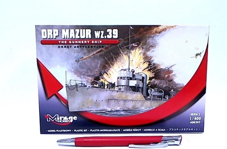 Model din plastic de asamblat Mirage ORP Mazur