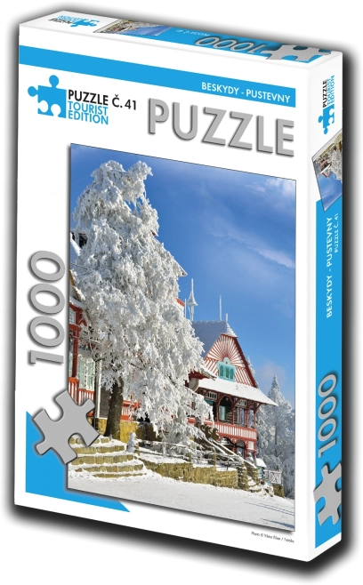 Ediția turistică puzzle Beskydy, Pustevny 1000 piese