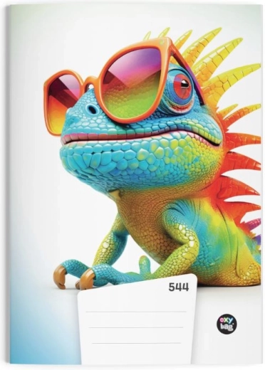 Caiet A5 dictando, 40 file, Chameleon