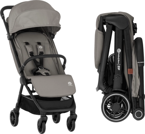 Petite&Mars cărucior sport de călătorie Zip Velvet Grey