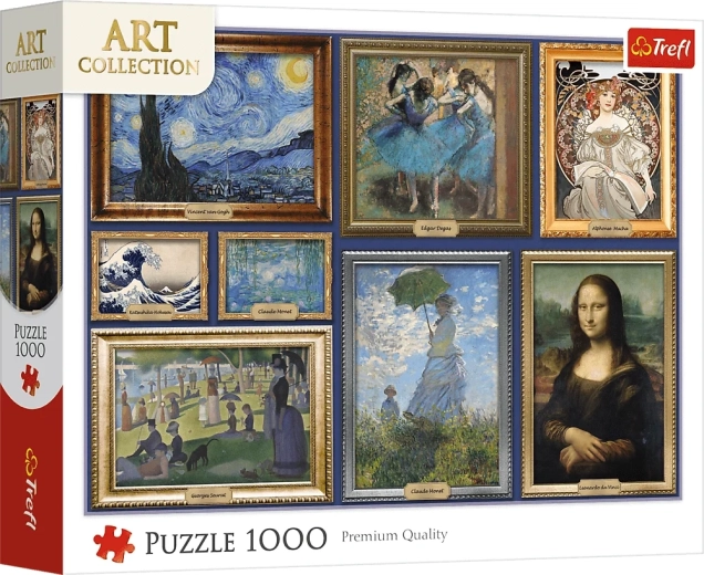 Colecția de artă puzzle Trefl: colecție de capodopere artistice, 1000 de piese