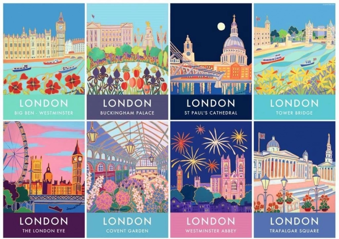 Puzzle Ravensburger Londra în stil vintage 1000 piese