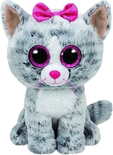 Mascotă de pluș TY Beanie Boos Kiki – pisică 24 cm