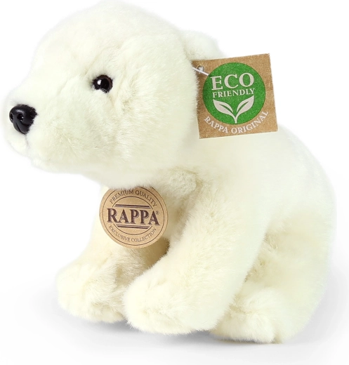 Urs polar de pluș 20 cm eco-friendly RAPPA