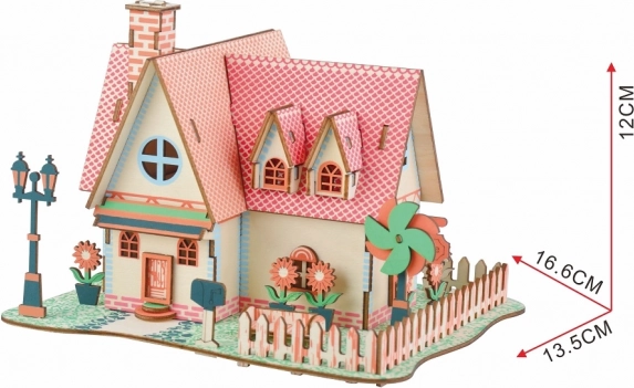 Puzzle 3D din lemn Moșia Floarea Soarelui