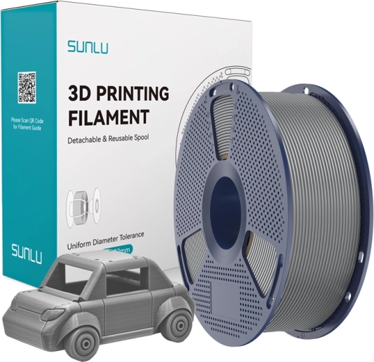 Filament Sunlu PETG gri