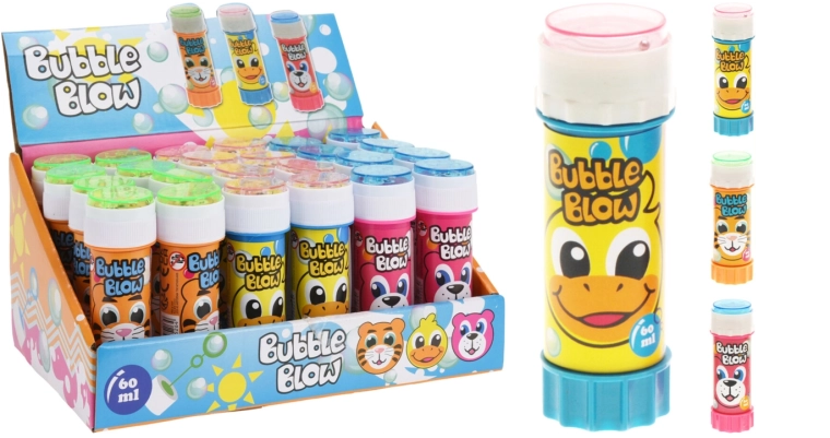 Bule de săpun 60 ml cu motive de basm și joc în capac