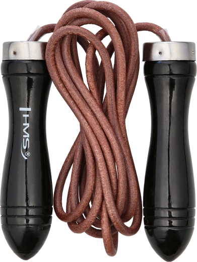 Coardă de sărit HMS cu coardă din piele și rulmenți 2,7 m