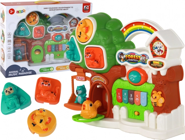 Concert la pian Set Animale din Pădure Panou educativ