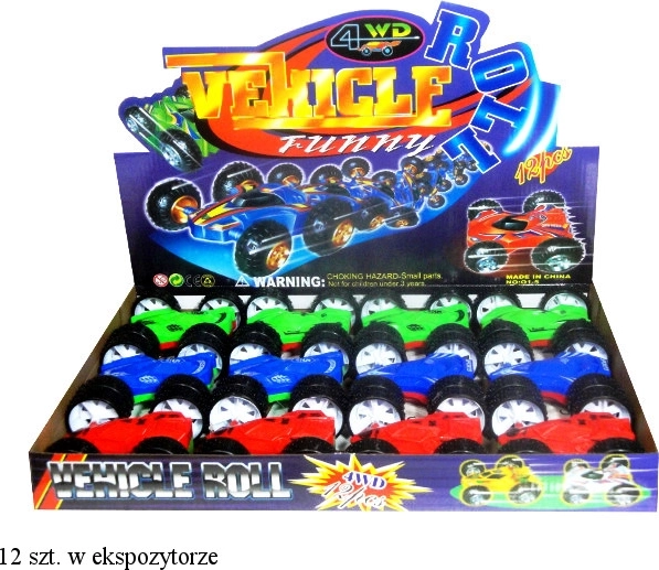 Mașină acrobatică cu propulsie prin frecare