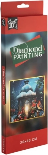 Pictură cu diamante Natură statică de iarnă 30 × 40 cm