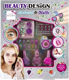Lukky set beauty design machiaj și unghii pentru copii