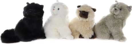 Pisică de pluș 28 cm