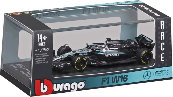 Model de colecție Bburago F1 Mercedes‑AMG – George Russell 1:64