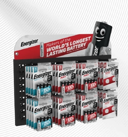 Suport orizontal Energizer 4×2 cu prindere magnetică, fără panouri laterale