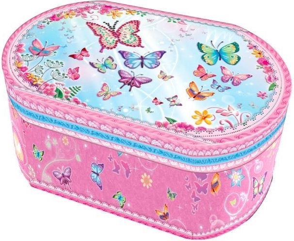 Cutie muzicală ovală - fluturași Pecoware
