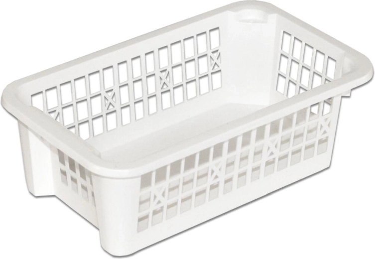 Coș din plastic stivuibil 20 × 12 × 6 cm, mix de culori