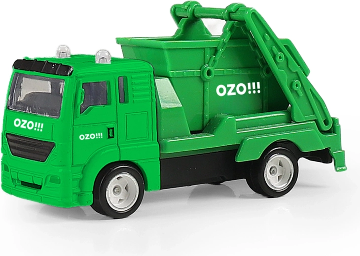 Camion de gunoi metalic cu container OZO 7 cm