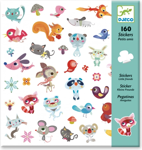 Djeco Autocolante Micii prieteni