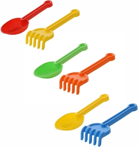 Set de nisip cu lopățică și greblă