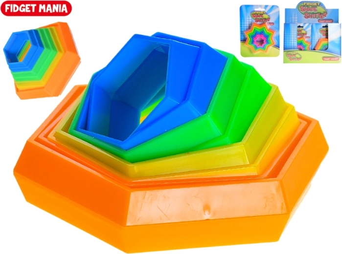 Fidget modele 3D magice – puzzle antistres pentru copii și adulți