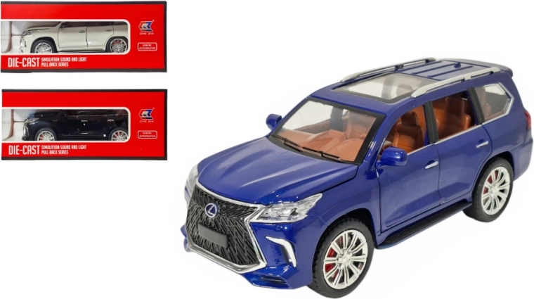 Model metalic LEXUS LX 1:24 cu lumină și sunet