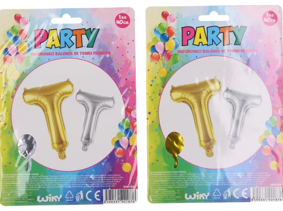 Balon gonflabil literă T 40 cm