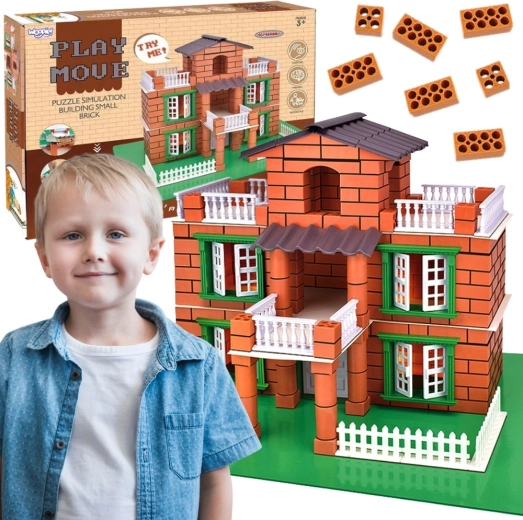 Set de construcție Woopie din cărămizi, vilă, 357 de piese