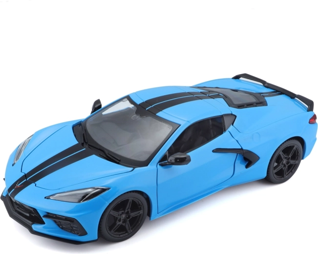 Maisto Chevrolet Corvette Stingray Coupe Z51 2020 albastru 1:24