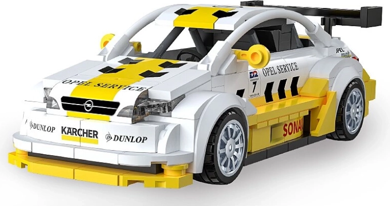 Set de construcție CaDA Opel Astra V8 Coupé 1:24 alb