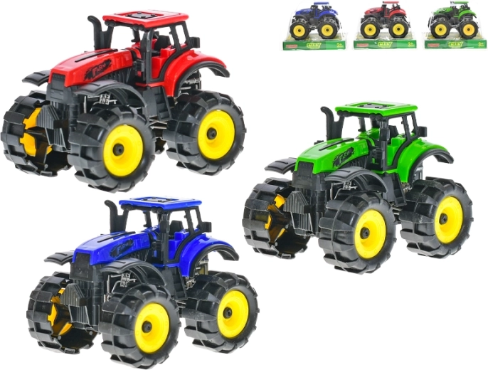 Tractor cu mecanism cu volant 10 cm – jucărie pentru copii