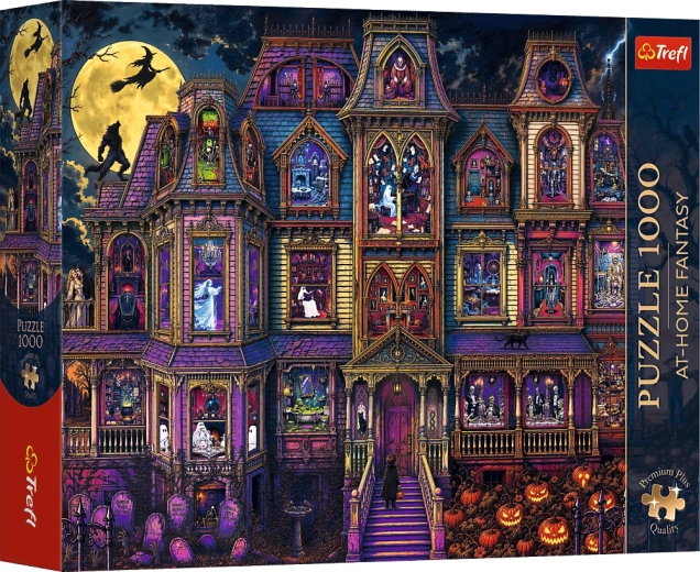 Puzzle Trefl Premium Plus Casă bântuită, 1000 de piese