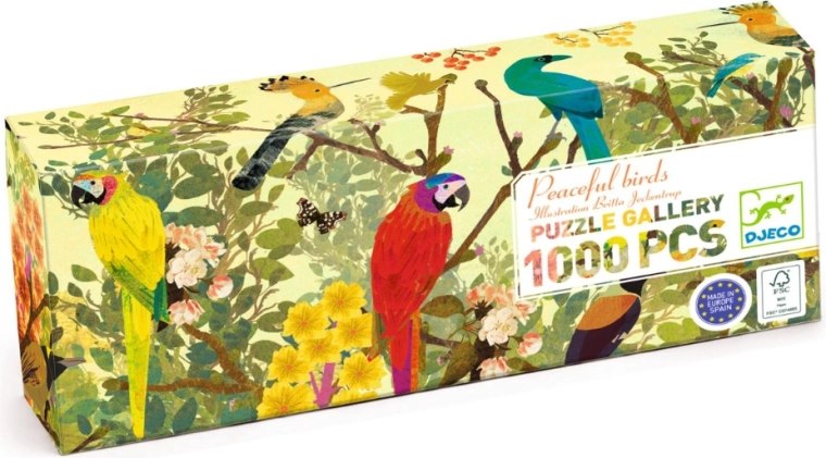Puzzle Lumea păsărilor Djeco – 1000 de piese