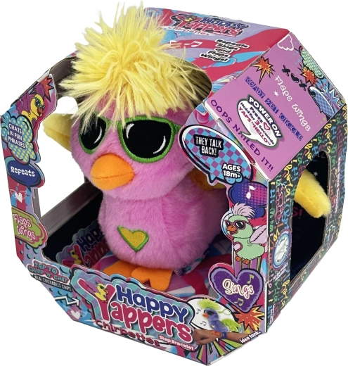Steppos Happy Yappers Dottie, păsărică interactivă din pluș
