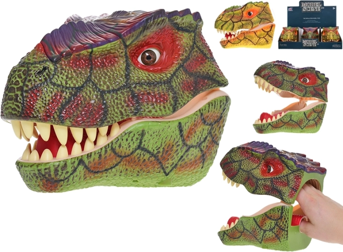 Păpușă marionetă dinozaur pentru copii 21 × 14 cm