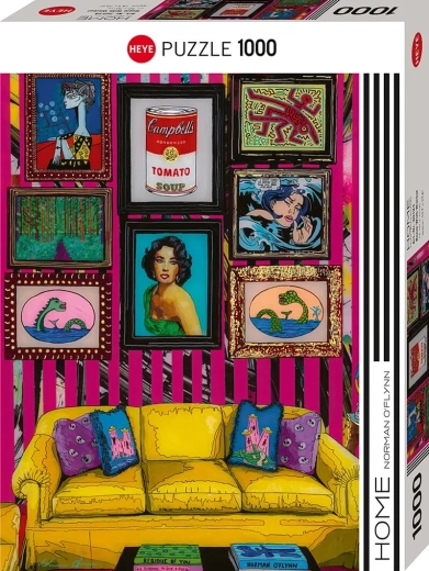 Puzzle HEYE Camera cu Warhol, 1000 de piese