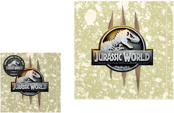 Șervețele din hârtie Jurassic World 33 × 33 cm, 20 buc.