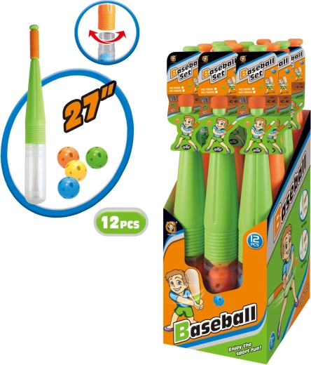 Set de baseball pentru copii cu mingi 69 cm