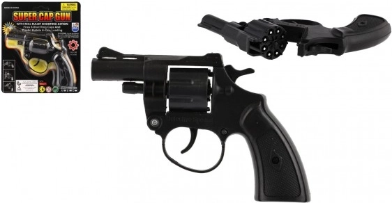 Pistolă de capsule din plastic 8 focuri