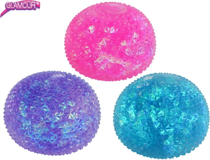 Glamour minge antistres cristalină elastică Sugar 10 cm (6 buc.)