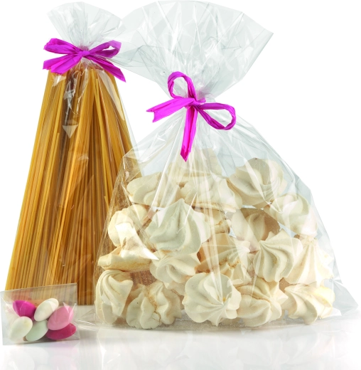 Punguță de celofan 7,5 × 11,5 cm transparentă