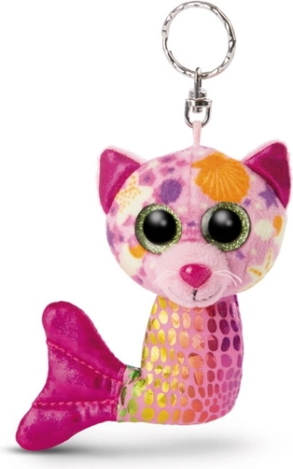 NICI Glubschis sirenă – pisica Aqua-Marie 11 cm – breloc pentru chei