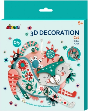 Decorațiune 3D - Pisică