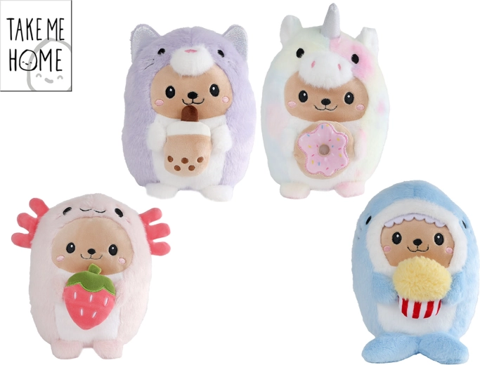 Jucărie de pluș kawaii cu motiv de mâncare 23 cm Take Me Home