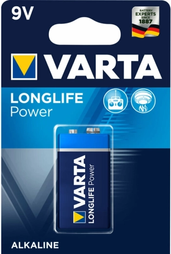 Varta Longlife Power 9V baterie alcalină