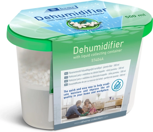 Absorbant de umiditate cu recipient pentru lichid, cu parfum de iasomie, 500 ml