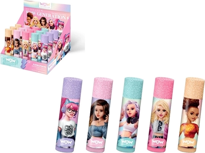 Balsam aromatic pentru buze WOW, mix de arome