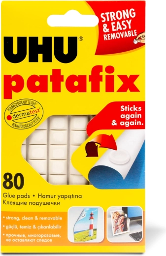 Pastă adezivă albă Patafix, 80 buc.